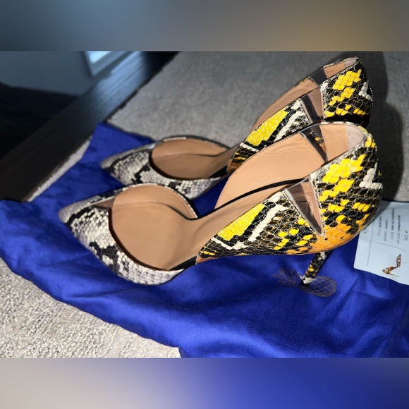 Size 41 - Aquazzura Multicoloured Snake Print Leather Pumps - Picture 8 of 16